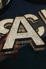 Crystal LED Letters