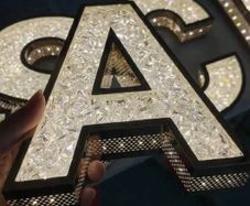 Crystal LED Letters