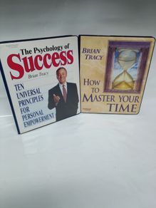 X2 Cassette Tape Boxes How to Master Your Time by Brian Tracy 6 Cassette Tapes and The  Psychology Of Success 6 Cassette Tapes Condition: It is in used condition with only minor shelf ware.