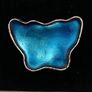 Mid Century Chinese Cloisonne Enamel Butterfly Trinket Box Image 2