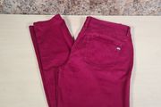 Womens MARC O POLO ALBY SLIM Mid waist jeans trousers pants red stretchy Size W 29 L 32