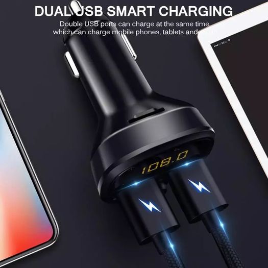 Car Mp3 Bluetooth FM Transmitter Handsfree Calling kit