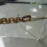 9ct Gold Graduated Peridot Pendant Necklace. 16 inch Chain Hallmarked 375 Image 8