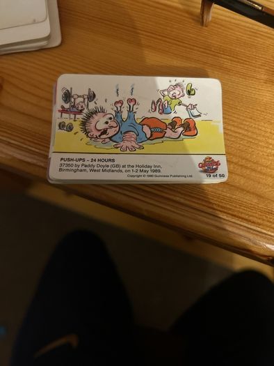 Card Collection - based on the Guinness Book of Cards