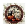 Holloween Decoration with Pumpkins, Bats, Spider Webs and a Black Cat Image 3