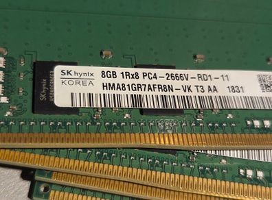 8gb pc4 2666v modules x 6