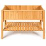 Raised Bed With Shelf, Long Lasting Pine Image 5