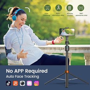 QAML q13 aluminium alloy selfie stick tripod AI powered