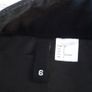 H&M black suede zipped skirt size uk6 Image 2