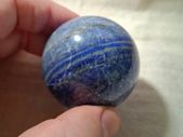 Gorgeous Lapis Lazuli natural gemstone sphere 6cm 270g stone for emotional blockages