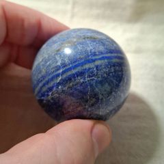 Gorgeous Lapis Lazuli natural gemstone sphere 6cm 270g stone for emotional blockages