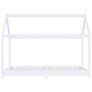 Kids Bed Frame White Solid Pine Wood 80x160 cm Image 3