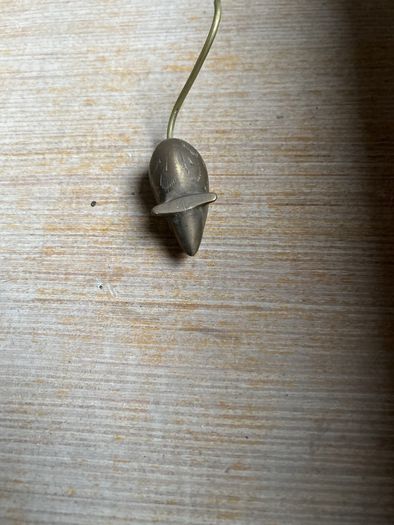 brass miniatures lady and mouse