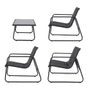Malibu Retreat Garden Sofa Set 4 Piece Outdoor Patio Furniture with Glass Table Image 3