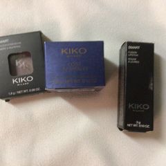 Brand new Kiko Metal Chrome Eyeshadow, Smart Colour Eyeshadow and Smart Fusion Lipstick