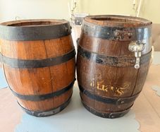 vintage barrels x2