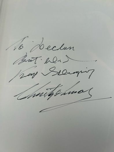 Christy O'Connor Snr SIGNED autobiography Golf Legend