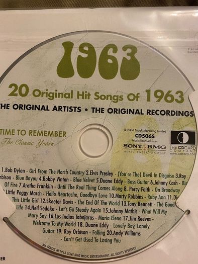 Birthday cd 1963