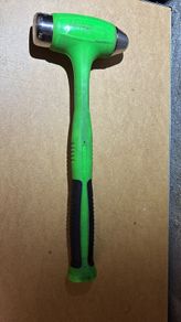 Snap On 40 oz Ball Peen Soft Grip Dead Blow Hammer Green