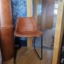 Chair, Analine Leather, ribbed effect Image 2
