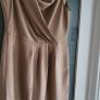 LK BENNETT 100% Silk Tan Cowl neck dress Sz 14 UK (Fit 14-16UK) - Rrp 225 (New) Image 4