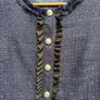 navy tweed blazer Image 2