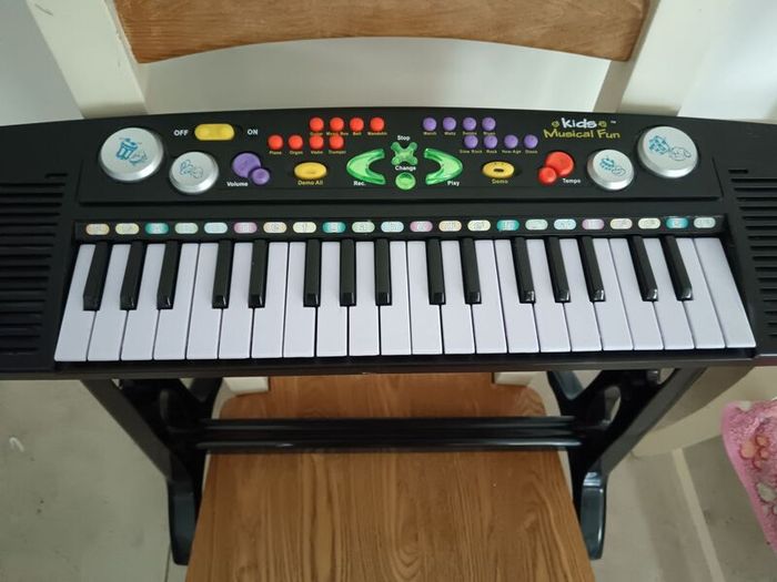 Child's Keyboard and Stool