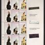 2010 Ireland Irish Fashion Designers Commemorative Stamps Sheetlet Plate 1B1B1B1B1B1B1B Mint Never Hinged (MNH) Image 4