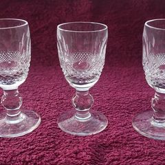 Lovely Colleen Waterford Crystal Liqueur Glasses