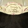 Beautiful Old Yardley English Lavender Porcelain Soap Dish featuring figures of a woman, children, and a dog Image 2