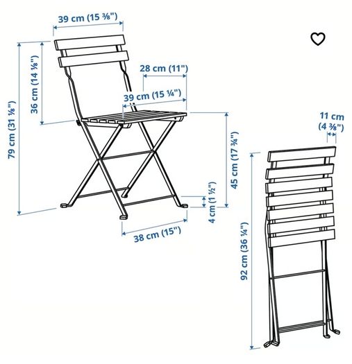 Outside table and chairs