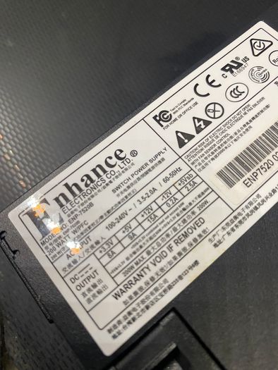 Enhance ENP-7520B 200W Flex ATX power supply PSU