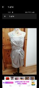 Grey Vintage dress new with tags