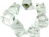 Geometric Seven Piece Crystal Set