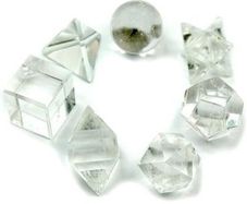 Geometric Seven Piece Crystal Set
