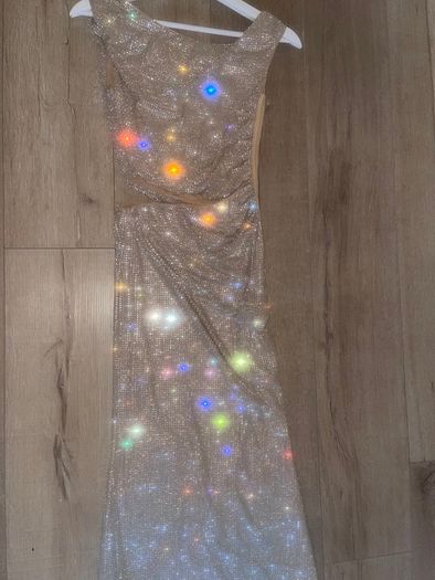 Gold long dress