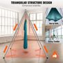 Aerial Yoga Frame & Yoga Hammock, 9.67 ft Height Professional Yoga Swing Stand Comes with 6.6 Yards Aerial Hammock, Max 551.15 lbs Load Capacity Yoga Rig for Indoor Outdoor Aerial Yoga, Green Image 4