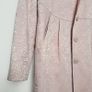 Edina Ronay Blush Pink Embossed Pattern Coat Size L/XL Image 5
