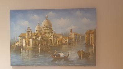 Large Oil Painting of Venice