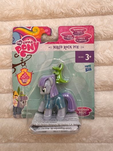 My Little Pony Friendship is Magic Maud Rock Pie Mini Figure Hasbro approx. 4.5 cm. Damaged Box Please see photos