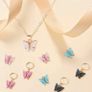 63 PCS Butterfly Charms Acrylic Butterfly Pendants for Jewelry Making DIY Necklace Bracelet Earring Making Crafting Accessory (FREE POSTAGE) Image 3