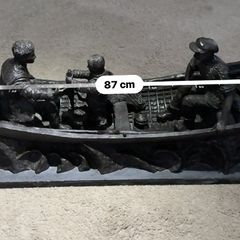 Rare Genesis Fine Arts  (the Currach) By Steve Finney  (large Show-piece Of Approx. 100)