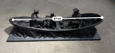 Rare Genesis Fine Arts  (the Currach) By Steve Finney  (large Show-piece Of Approx. 100)