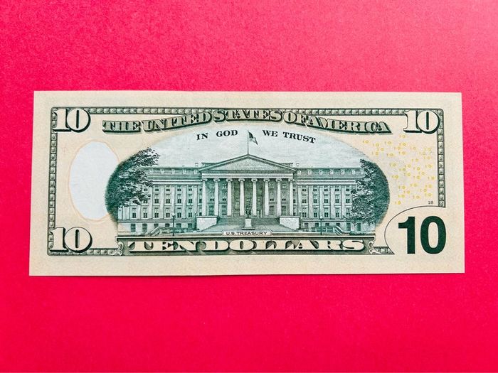 Usa  10 Dollars     2004  Letter  (  A1  )  Boston ( Uncirculated )