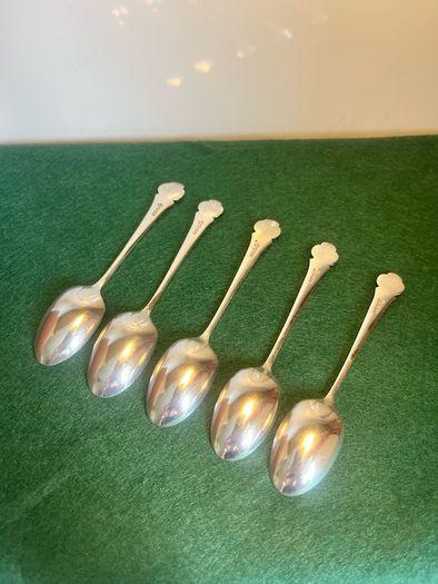 Antique A&D Sheffield Tea Spoons
