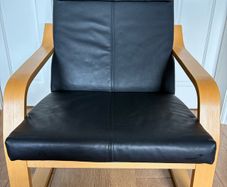 Genuine Leather Occasional Armchair
