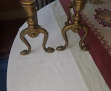 antique fire dogs