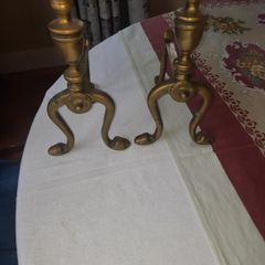antique fire dogs