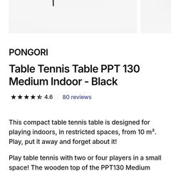 Decathlon Pongori Midi Table Tennis Table