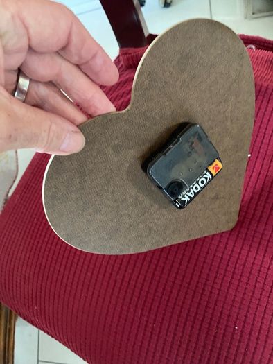 Heart Shaped 'Mentor' clock